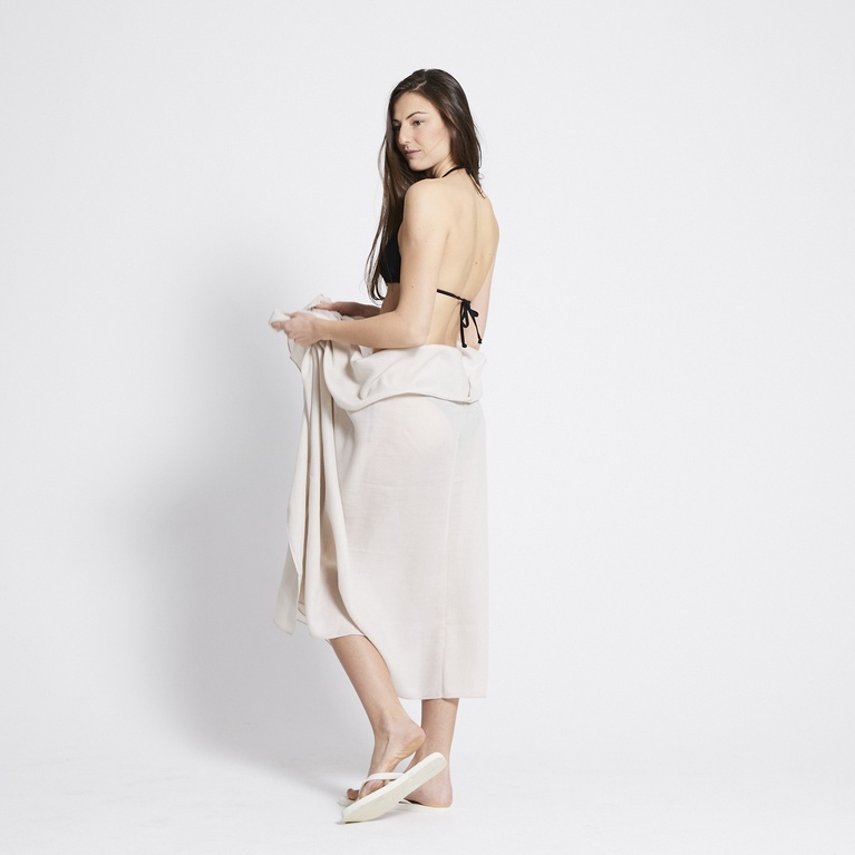 Sarong "Sunny" Off white
